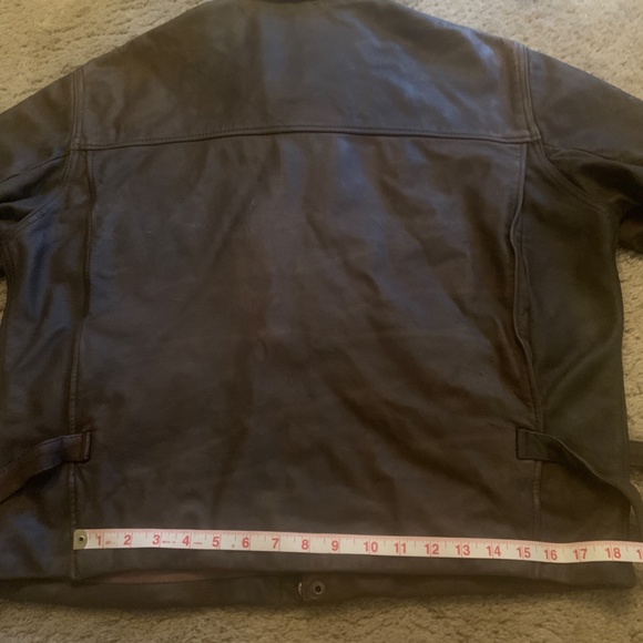 Sold : Indiana Jones Leather Jacket Authentic Large Bomber - Picture 5 of 13